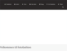 Tablet Screenshot of fotofashion.no
